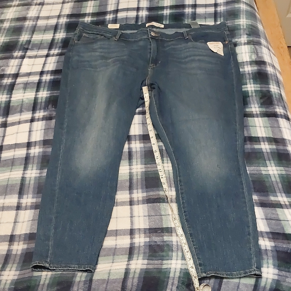 Signature by Levi Strauss Blue Straight Leg Jeans